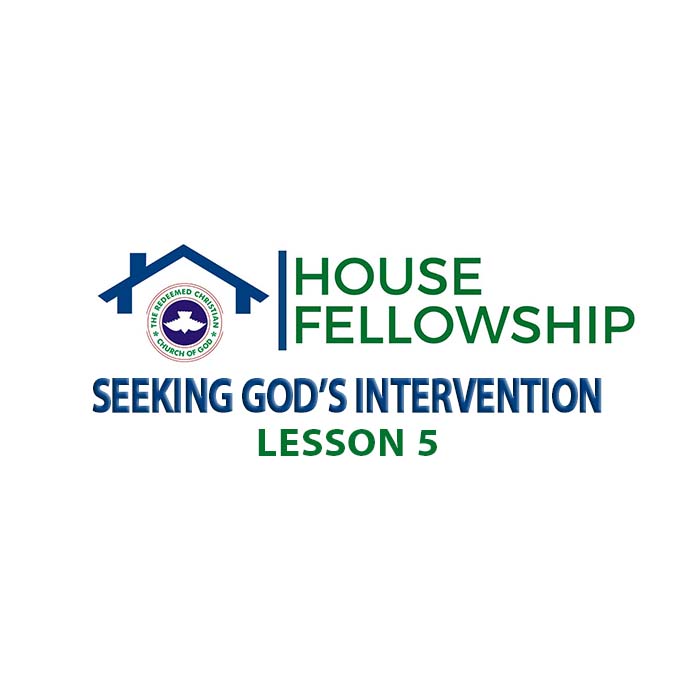 RCCG HOUSE FELLOWSHIP LEADERS MANUAL 1 OCTOBER 2023 LESSON 5