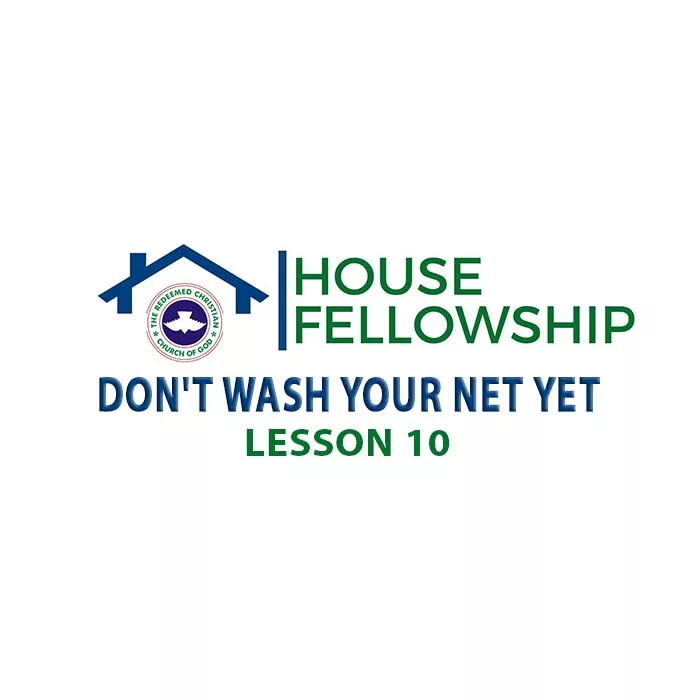 RCCG HOUSE FELLOWSHIP LEADERS MANUAL 5 NOVEMBER 2023 LESSON 10