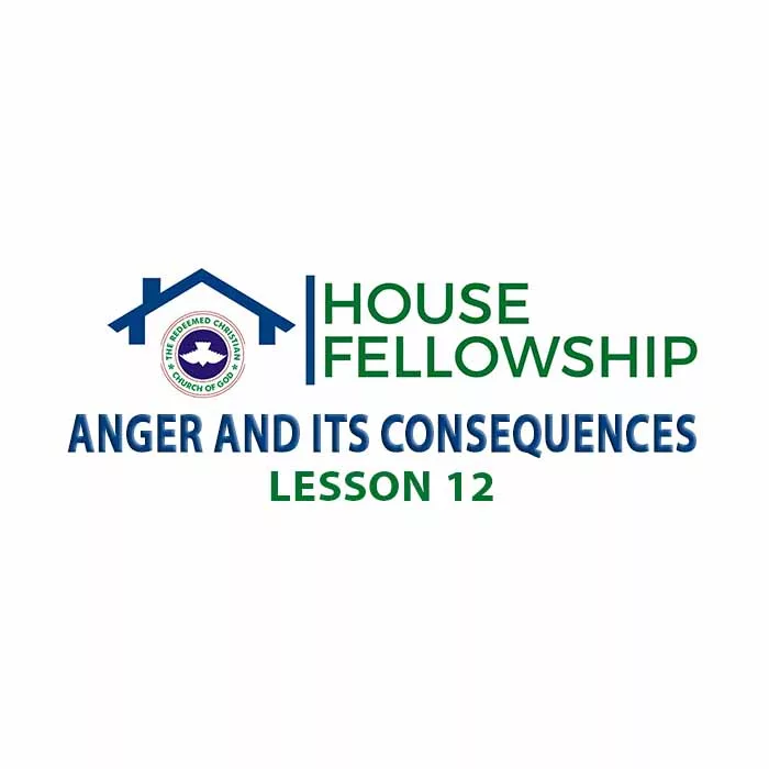 RCCG HOUSE FELLOWSHIP LEADERS MANUAL 19 NOVEMBER 2023 LESSON 12