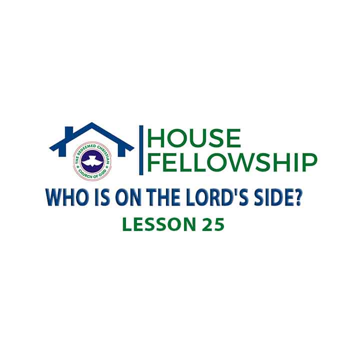 RCCG House Fellowship Manual 18 February 2024 Lesson 25 Members RCCG