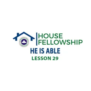 RCCG House Fellowship Manual 17 March 2024: Lesson 29 Members