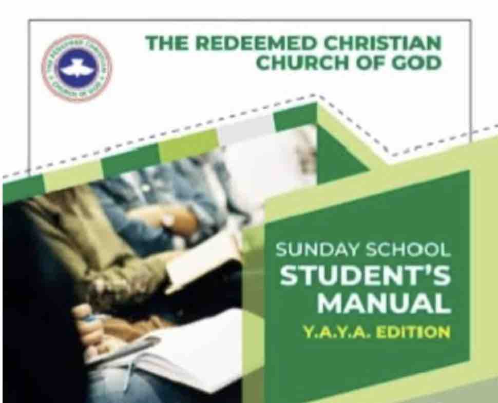 RCCG YAYA Sunday School Students Manual Lesson 14: 6 December 2026